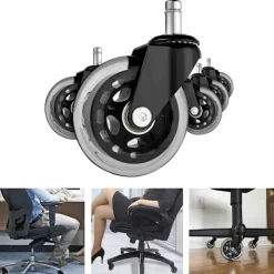 Kontorsmöbler>5-pack Hjul till Kontorsstol - 11 mm