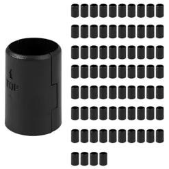 Hyllor>74-pack Hyllklämmor i Tråd, Hyllklämmor för 1 Tums Stång - Hyllhylsor Ersättning