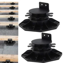 Balkongmöbler>10-pack Justerbara Däckstödsfötter Däckfundament Basstöd för Flytande Däckplattform Däckgolvhöjd