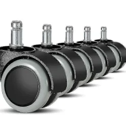 Kontorsmöbler>5-pack kontorsstolshjul 11 mm / 22 mm Ersättningshjul för hårda golv för gamingstolar, svängbara stolar - JA
