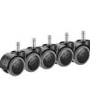 Kontorsmöbler>5-pack kontorsstolshjul, passar IKEA-stol (10 mm x 22 mm), kraftiga