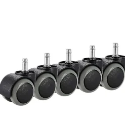 Kontorsmöbler>5-pack Kraftiga Hjul för Kontorsstolar för IKEA Stolar (10mm x 22mm) - Smidiga Ersättningshjul