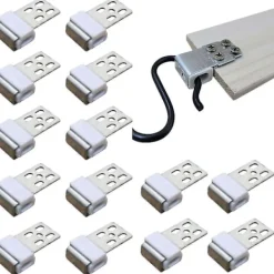 Soffor>30-pack metallfjäderklämmor för soffa, möbelfjäderklämmor med 5 hål, reservdelar för stoppade möbler, soffreservdelar