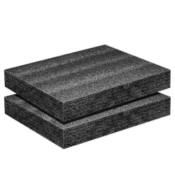 Kistor & Koffertar>2-pack Polyuretanskumplatta - 40,6 x 30,5 x 5 cm Skuminlägg för Väskor - Packskumdynor för Verktygslådor