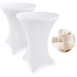 Småbord>2-pack Stretch Bordsöverdrag för Metallbord - Stilrena & Hållbara [JUN]