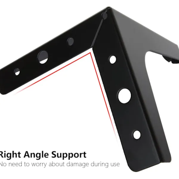 Blue dream Soffor>8-pack svarta metallben för soffa, 13 cm soffben med belastning på 600 kg, svarta möbelben med skruvar, metallben för soffbord, TV-bänkar, skåp