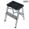 EDM Pallar>Pall - Aluminium - 2 steg - Svart - Fällbar - 150 kg max