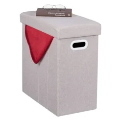 B2X Pallar>Pall med förvaringsutrymme beige