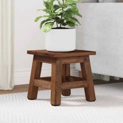 vidaXL Pallar>Pall Naturfärg 26 x 26 x 26 cm Mahognyträ