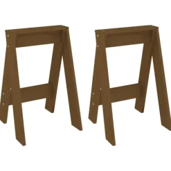 vidaXL Pallar>Pallar 2 st honungsbrun 40x40x60 cm massiv furu