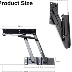 Småbord>Par Coffee Table Fjädergångjärn 50kg/100lbs, Vikbart Coffee Table Desk Lift