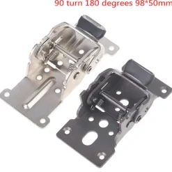 HEET Balkongmöbler>1PC 0-90-180 Graders Självlåsande Fällbar gångjärn Bordsben Fällbar