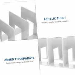 Kontorsmöbler>1PC Akryl Skrivbordsarrangör Filhållare Tidskrift Makeup Förvaringsarrangör Garderobshylla Förvaringsfack Tillbehör Skrivbordsarrangör