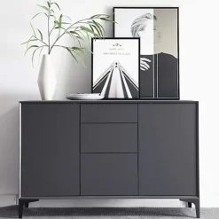 Soffbord>Piao 4-pack metallmöbel sofaben, moderna stil diy möbelfötter ersättning, triangelbord skåp skåp fötter tunga för byrå kaffe 10cm