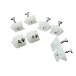 Skåp>Plastlådor Ryggstöd, Lådreparationsset med skruvar, Möbel Lådfästen, Hängande Reparationsset (100 st)