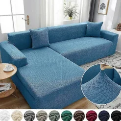 Estone Soffor>Polar Fleece Sofföverdrag för Vardagsrum Fåtölj Jacquard Överdrag Rutig L Form Hörna Soffor Överdrag Sofföverdrag 1 /2 /3 /4 Sits 1 Seater 90-140cm | Fyndiq