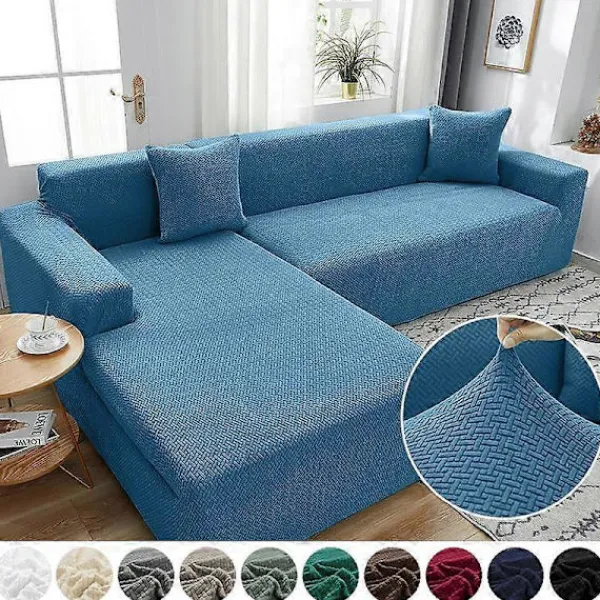 Estone Soffor>Polar Fleece Sofföverdrag för Vardagsrum Fåtölj Jacquard Överdrag Rutig L Form Hörna Soffor Överdrag Sofföverdrag 1 /2 /3 /4 Sits 1 Seater 90-140cm | Fyndiq