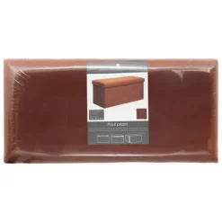 ATMOSPHERA CRÉATEUR D'INTÉRIEUR Sittpuffar>Puff fällbar dubbel "Lilou" i sammet 76x38cm amber - Atmosphera inredningsdesigner