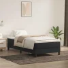 vidaXL Sängar>Ramsäng med madrass svart 90x210 cm sammet