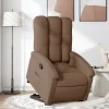 vidaXL Fåtöljer>Reclinerfåtölj med uppresningshjälp brun tyg