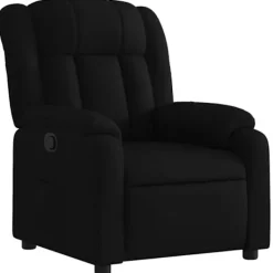 vidaXL Fåtöljer>Reclinerfåtölj svart tyg