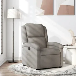 vidaXL Fåtöljer>Reclinerfåtölj taupe tyg
