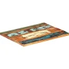 vidaXL Småbord>Rektangulär bordsskiva 70x80 cm 25-27 mm massivt återvunnet trä