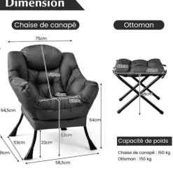 COSTWAY Fåtöljer><noscript><img width=