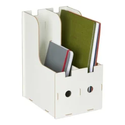 RELAXDAYS Kontorsmöbler>Dokumenthållare, 2 fack, A4-format, anteckningsböcker & mappar, kontor och skola, tidningsställ, MDF,