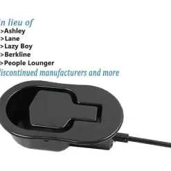 Fåtöljer>Reservdelar för Fåtöljer - Universell Metall Återställningshandtag med Kabel (FML10)