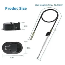 Fåtöljer>Reservdelar för Fåtöljhandtag Spak Kabeldrag Kompatibel med Soffa