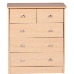 Rootz Living Byråer>Rootz Byrå - Skänk - 5 lådor - Ljusbrun - Modern skänk