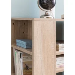 Rootz Living Hyllor>Rootz Hylla Sonoma 60x35x75 cm vagn med hjul trä - Smal kökshyll