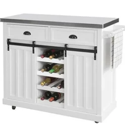 Rootz Living Köksö>Rootz Köksförvaringsvagn - Köksskåp - Skåp - Skänk - Köksö med t