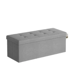 Rootz Living Kistor & Koffertar>Rootz Seat Bröstförvaringsbänk - Skobänk - Bed Chest - Multifunktionella sittplatser - 110 x 38 x 38 cm