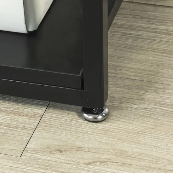 Rootz Living Soffbord>Rootz sidobord - Soffbord - Vardagsrumsbord med förvaringshylla - B65 x D35 x H55cm