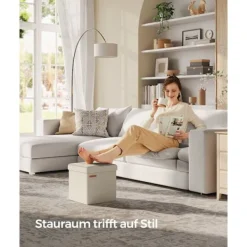 Rootz Living Pallar>Rootz sits bröst ottoman - förvaringspall - Fotstöd - MDF klädd - 30cm x 30cm x 30cm