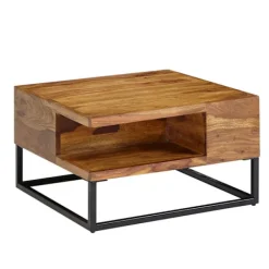 Rootz Living Soffbord>Rootz soffbord 60x60x34,5 cm Sheesham massivt trä - hörnsoffbord