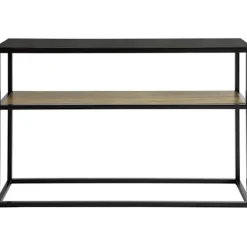 Rootz Living Småbord>Rootz 2-vånings konsolbord - hallbord - vardagsrumsbord - soffbord - sidobord - gavelbord med glasskiva