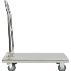 vidaXL Balkongmöbler>Rullvagn 82x53x86 cm rostfritt stål silver