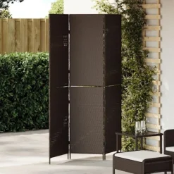 vidaXL Balkongmöbler>Rumsavskiljare Brun 146 x 180 cm konstrotting