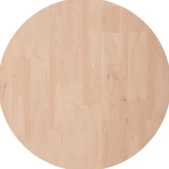 vidaXL Småbord>Rund bordsskiva Ø50x4 cm obehandlad massiv ek