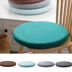 LBSS Sittpuffar>Rund Memory Foam -kudde Bekväm Andas Vadderad Cover Tvättbar matta För Hem Sovrum Vardagsrum 30cm