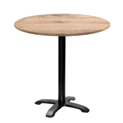 Matbord>Rundt bord Ø 80 cm - modell Bazila tannin naturlig