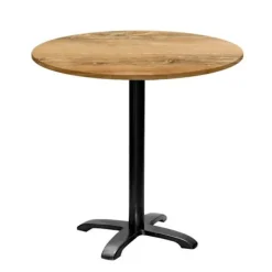 Matbord>Rundt bord Ø 80 cm - modell Bazila slovensk ek