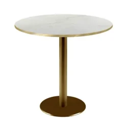 Matbord>Rundt bord Ø 70 cm Rom bistro genomskinlig marmor