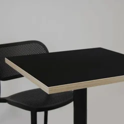 Matbord>Runt bord Ø 70 cm - Runt modell, a träkanter