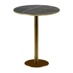 Småbord>Runt högt bord Ø 60 cm Rom bistro brandmarmor