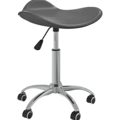 vidaXL Pallar>Salongsstol grå konstläder