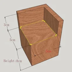 Sängar>Sats med 4 sänghöjare, trälyftar för tunga möbler